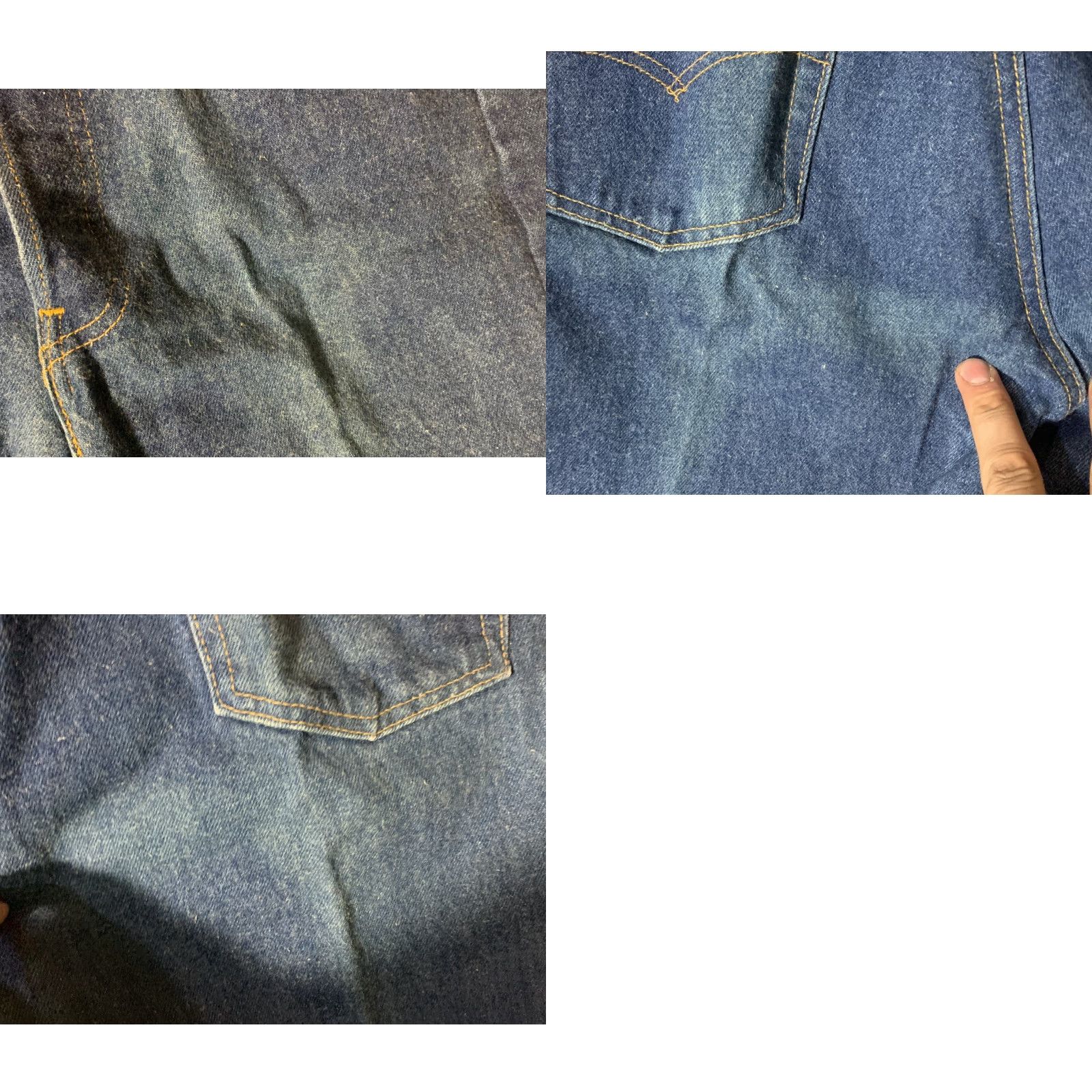 Levi's VINTAGE Levi's 501xx Button Fly Straight Jeans Men's Size 28 X 32 Dark Blue Size US 28 / EU 44 - 8 Thumbnail