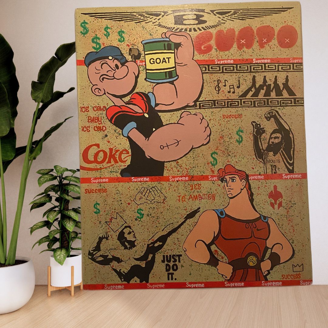 Supreme Framed Pop Art – Supreme x Hercules Collage Print Size ONE SIZE - 1 Preview