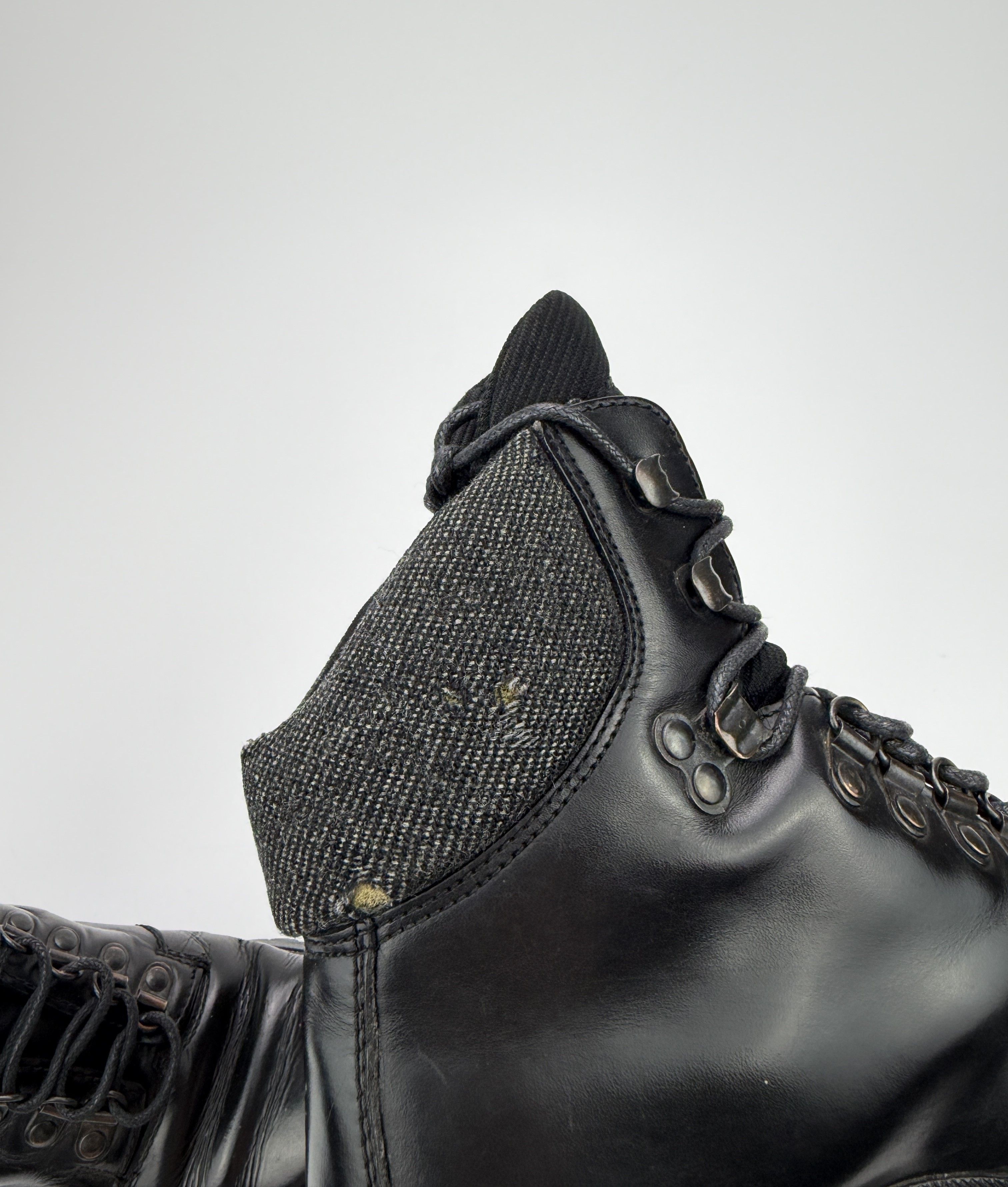 Prada Vintage Prada Vibram Heavy Leather Military Ankle Boots Size US 6 / IT 36 - 18 Thumbnail