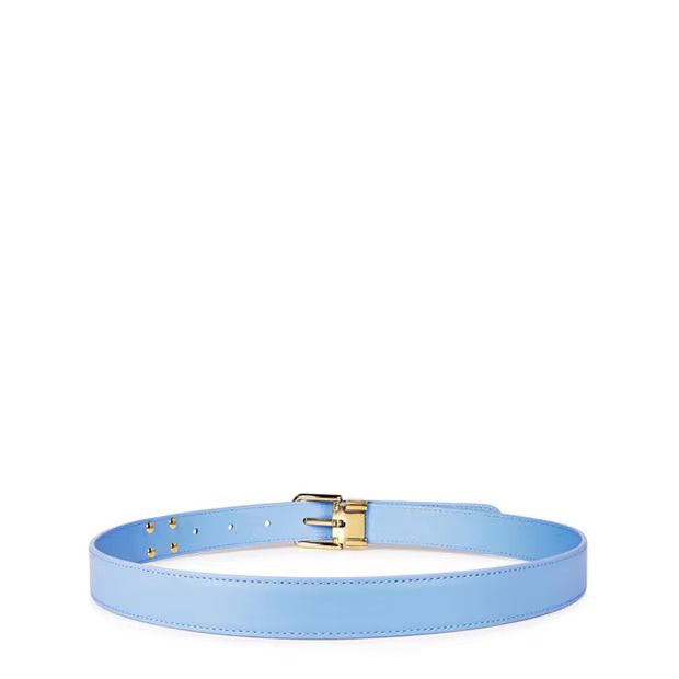 Dolce & Gabbana o1g2r1mq1024 Size: 80 / DG Logo Slim Belt in Sky Blue Size ONE SIZE - 2 Thumbnail
