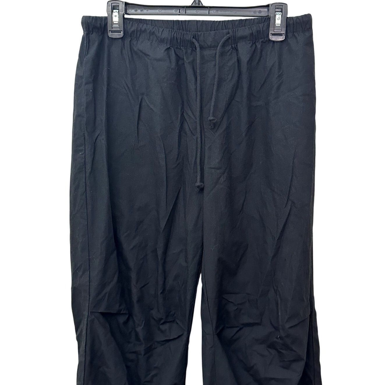 BP. BP Parachute Pants Drawstring Cotton Poplin Black S NWOT Size 30" / US 8 / IT 44 - 3 Thumbnail