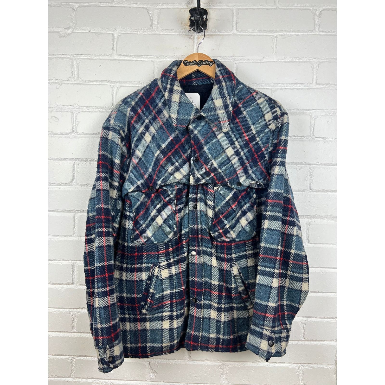 Vintage Vintage 80s Cross Country Sportswear Fleece Lined Plaid XL Size US XL / EU 56 / 4 - 1 Thumbnail