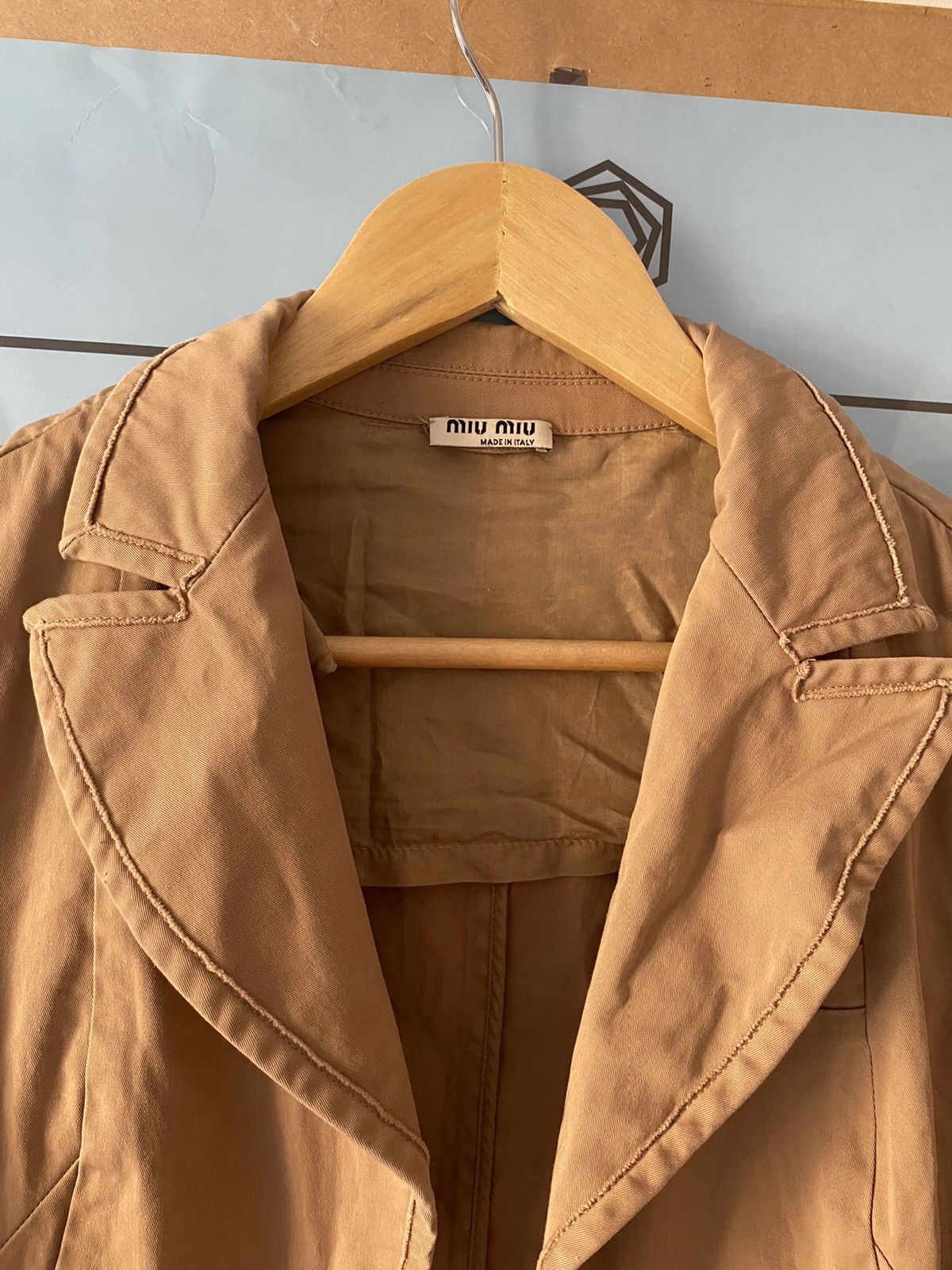 Miu Miu × Prada Miu Miu vintage blazer Size M / US 6-8 / IT 42-44 - 4 Thumbnail