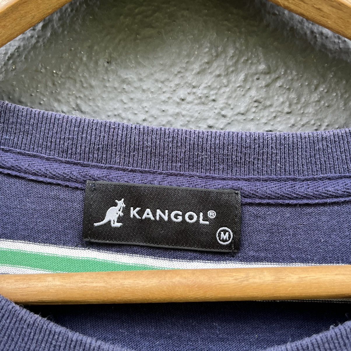 Kangol Thrashed Kangol Stripe Crop Top Tee Size US M / EU 48-50 / 2 - 4 Thumbnail