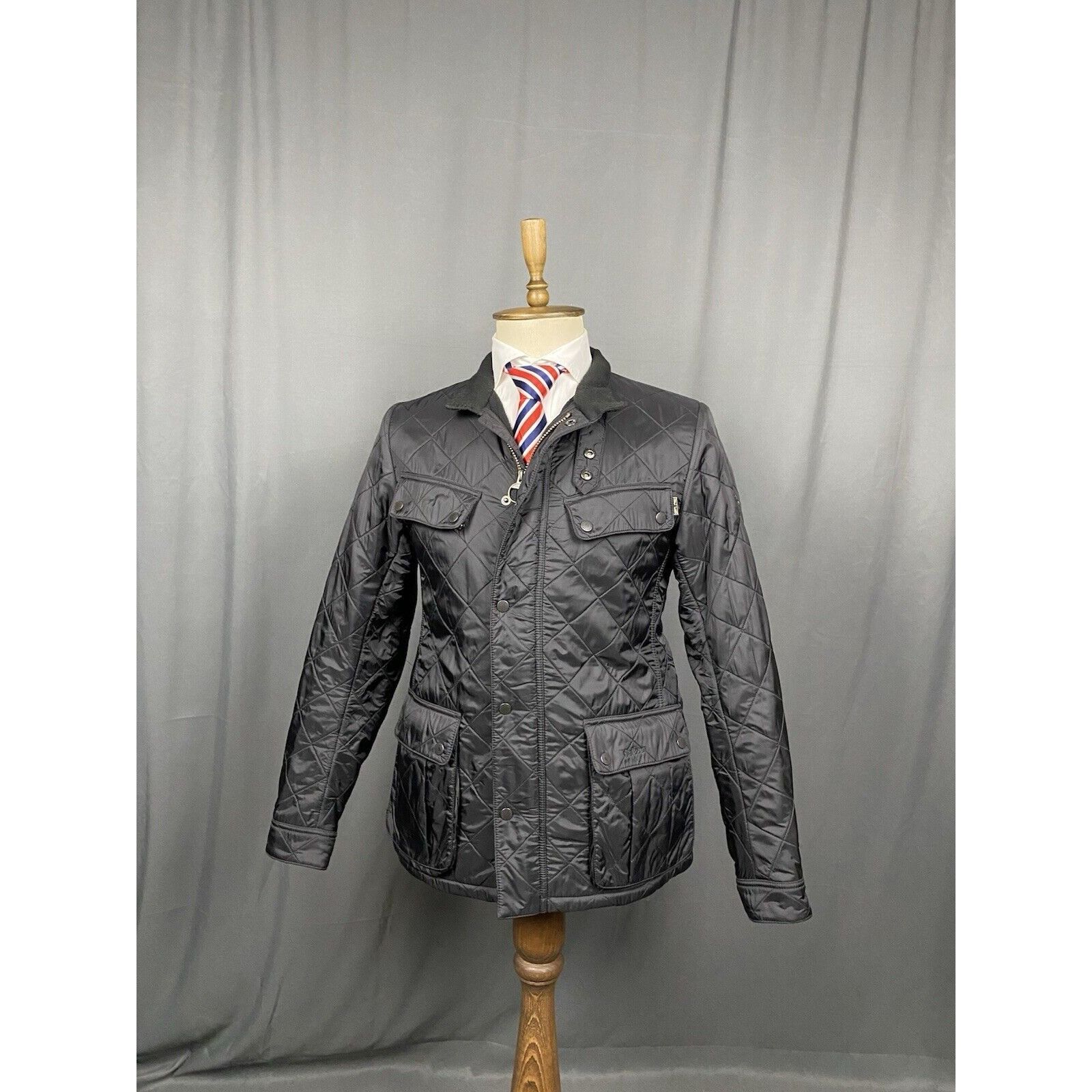 Barbour Barbour International Ariel Polarquit Men's Black Jacket Siz Size US M / EU 48-50 / 2 - 2 Thumbnail
