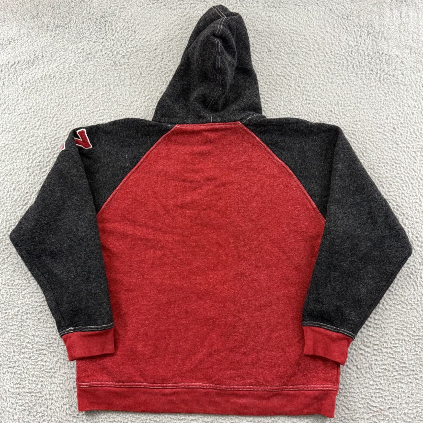 Bugle Boy VINTAGE Bugle Boy Sweatshirt Mens M Red 90s Long Sleeve Hoodie Hip Hop Y2K Sweatshirt Size US M / EU 48-50 / 2 - 7 Thumbnail