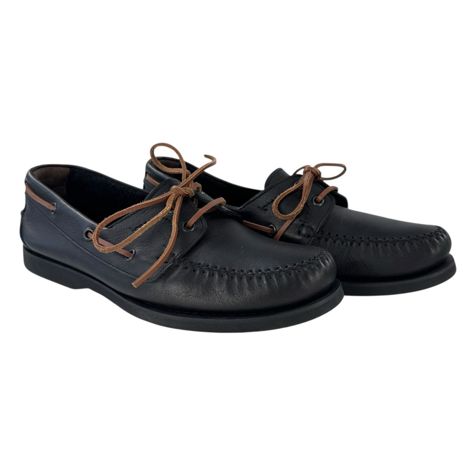 Bottega Veneta Bottega Veneta Leather Boat Shoes Size US 8 / EU 41 - 3 Thumbnail