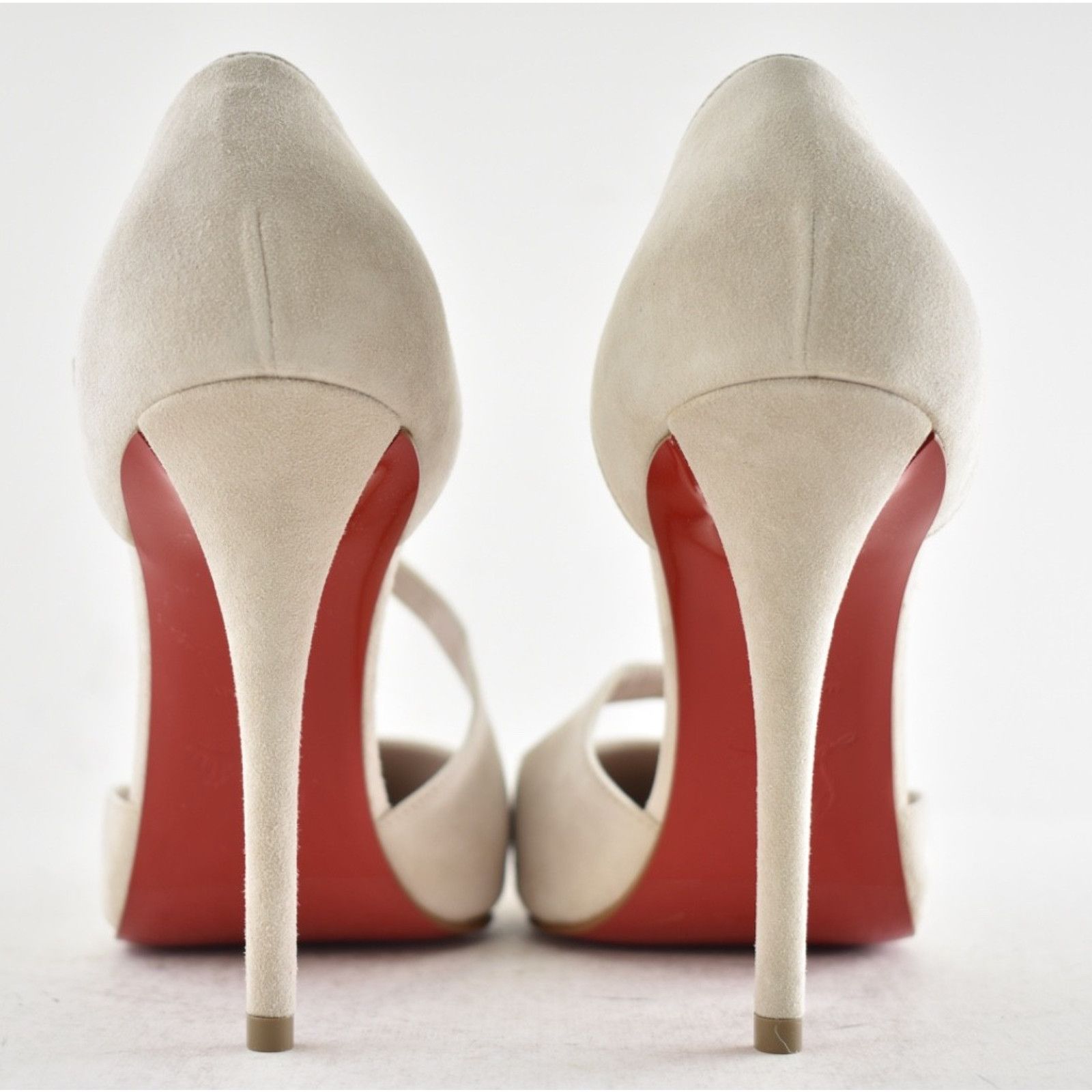 Christian Louboutin Christian Louboutin Miss Ziggyta 100 Pearl Beige Pump 39.5 Size US 9.5 / IT 39.5 - 19 Thumbnail