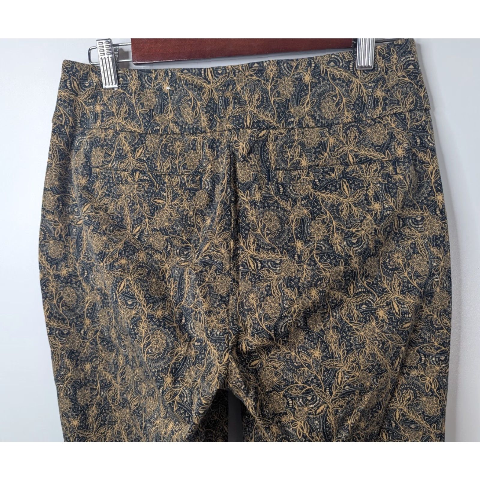 Soft Surroundings Soft Surroundings Pants Skinn y Ankle Small Floral Pull On Multicolor 90s? Size 28" / US 6 / IT 42 - 4 Thumbnail