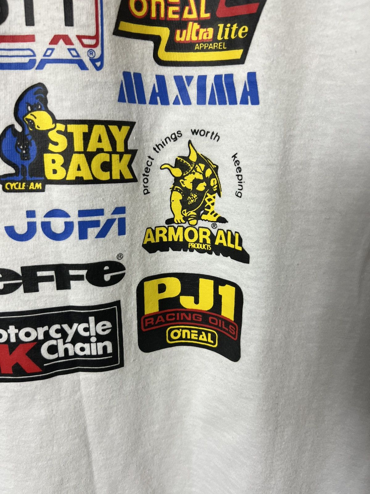 Vintage 80s O’Neal USA Racing Single Stitch T-Shirt Big Logo Size US M / EU 48-50 / 2 - 13 Thumbnail