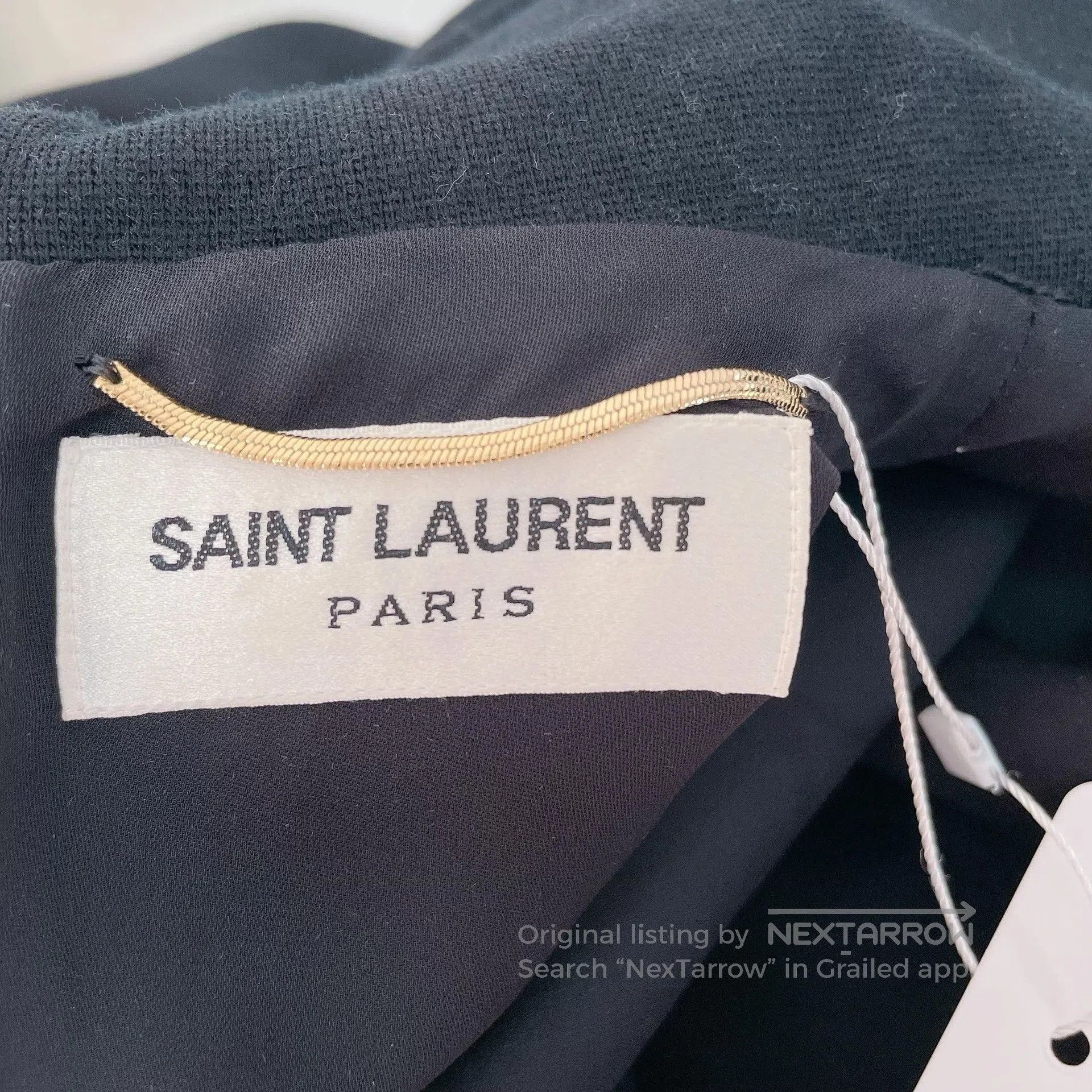 Saint Laurent Paris Saint Laurent Black Diamond Trim Dress. Size S / US 4 / IT 40 - 5 Thumbnail