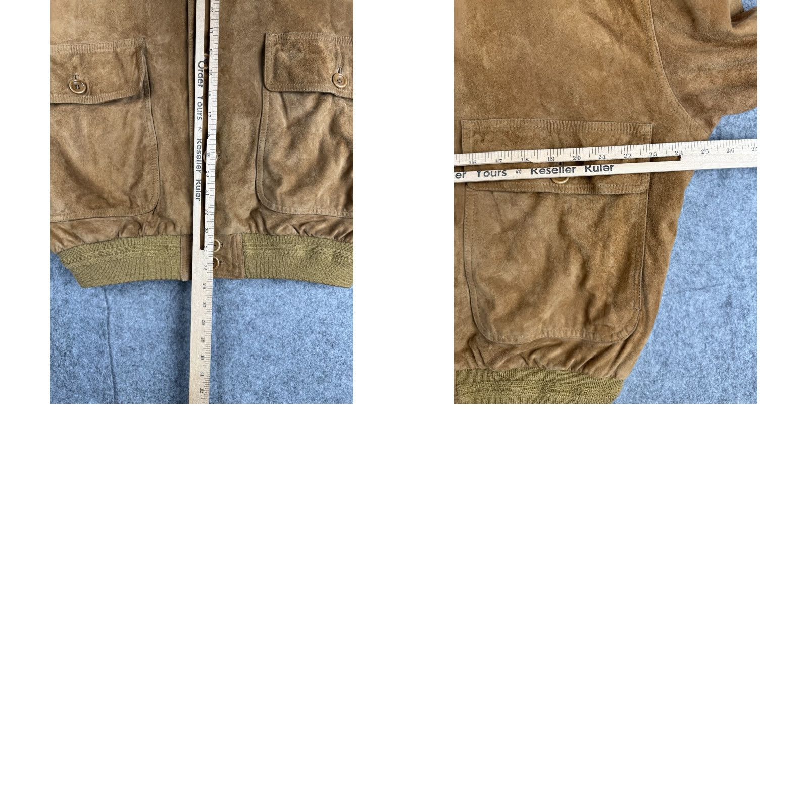 Saks Fifth Avenue Saks Fifth Avenue Leather Jacket Chore Loop Collar Button Up Men's XL Brown Goat Skin 40 Leather Jacket Size US XL / EU 56 / 4 - 8 Thumbnail