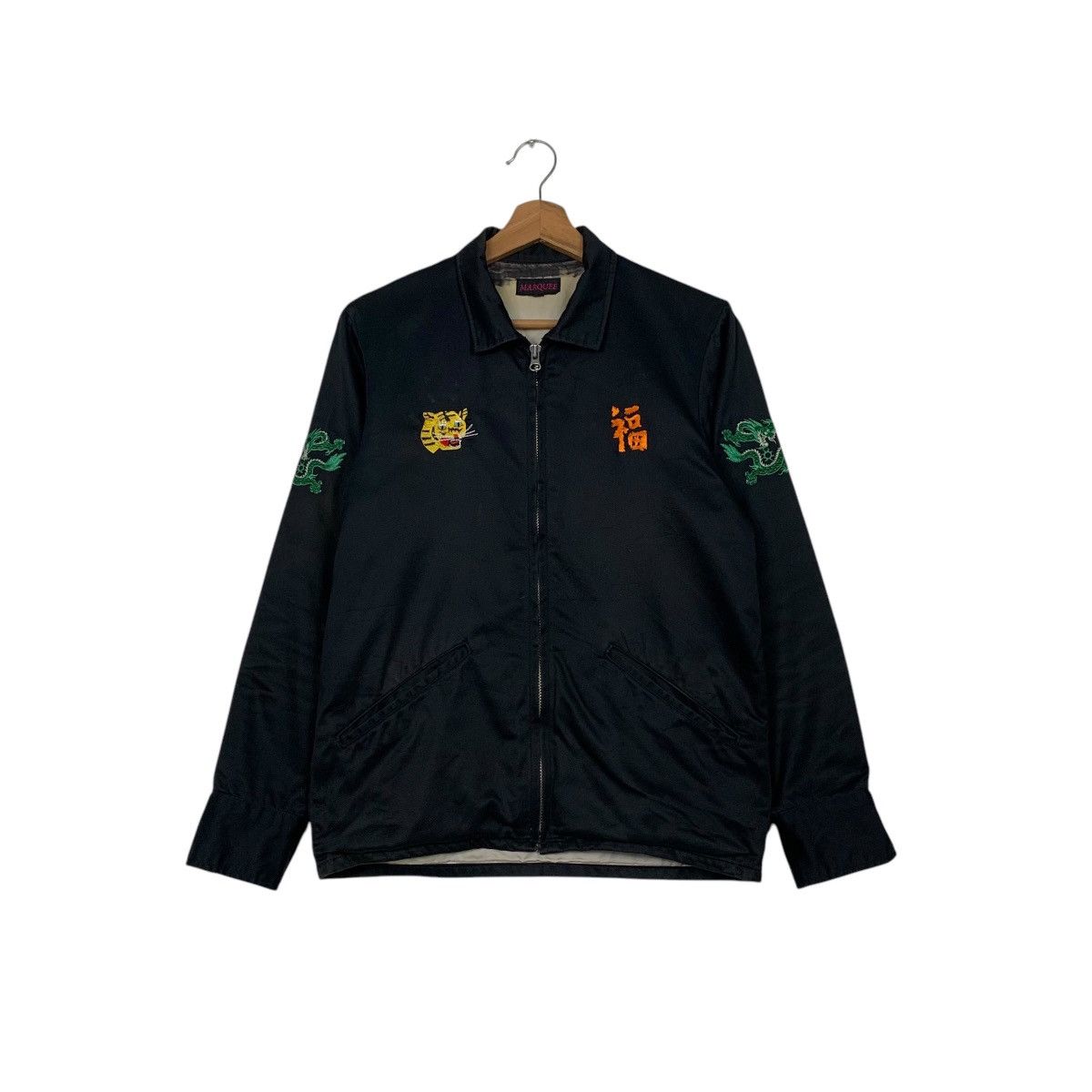 Vintage MARQUEE Embroidery Big Logo Sukajan Jacket #2531-C114 Size US XS / EU 42 / 0 - 3 Thumbnail