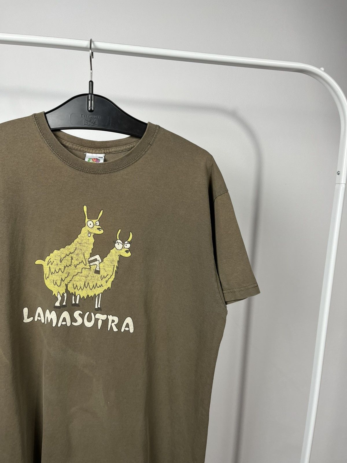 Other Lamasutra Llama Graphic T-Shirt Brown Fruit of the Loom L Size US L / EU 52-54 / 3 - 3 Thumbnail
