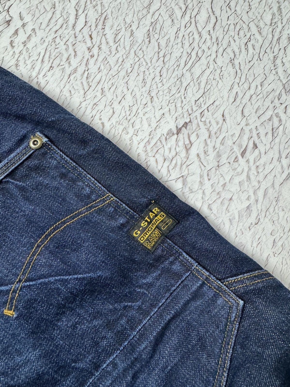 G-Star G-Star Raw KHM Loose selvedge buckle back heavy jeans Size US 34 / EU 50 - 22 Thumbnail