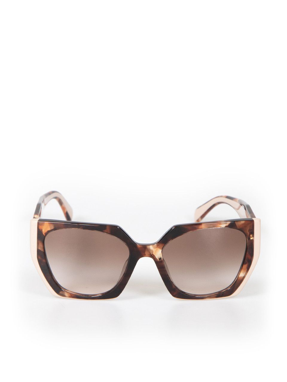 Prada Beige Square Gradient Lens Sunglasses Size ONE SIZE - 1 Thumbnail