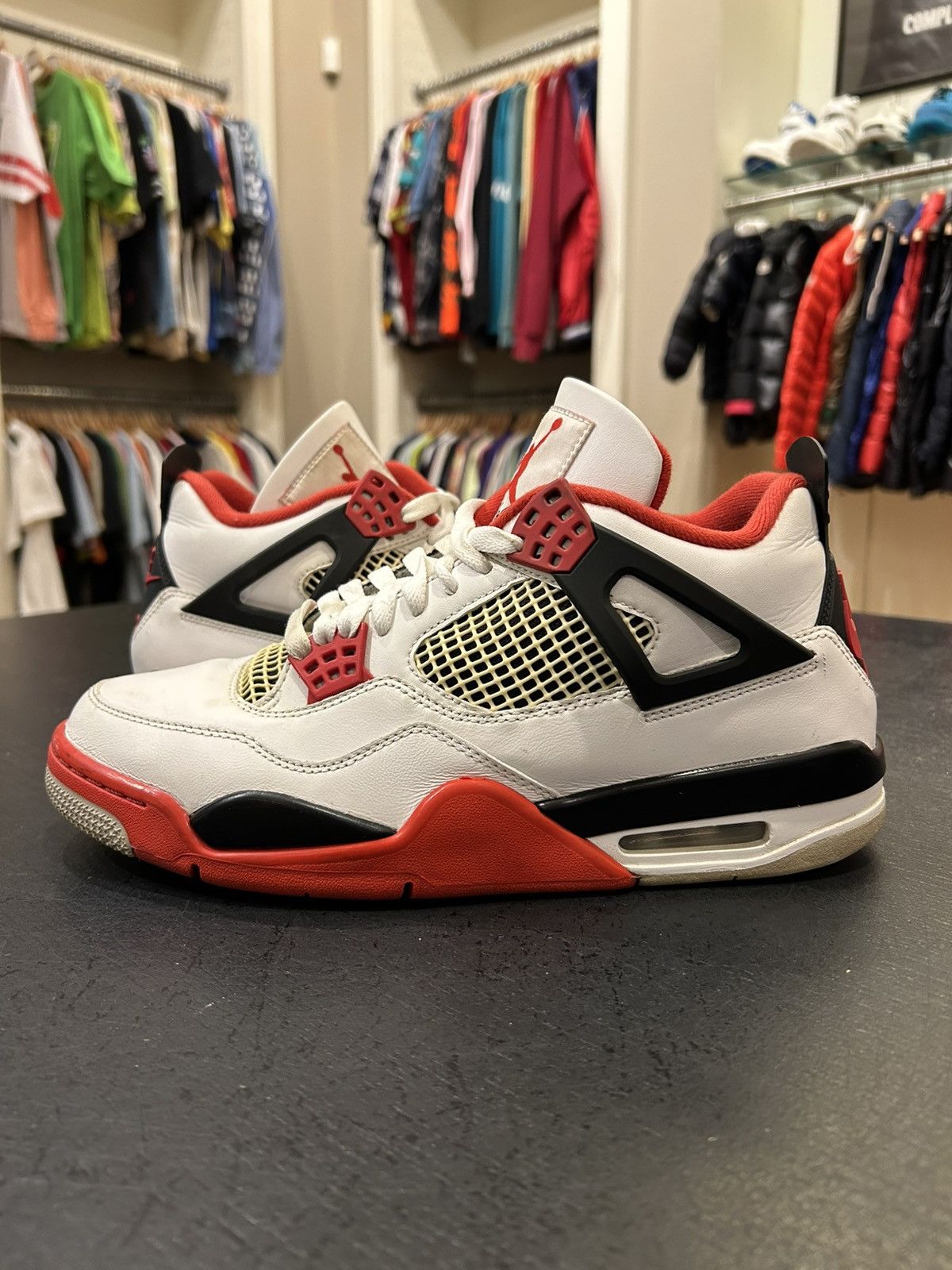 Jordan Brand Jordan 4 Retro ‘Fire Red’ 2020 Size US 10 / EU 43 - 2 Thumbnail