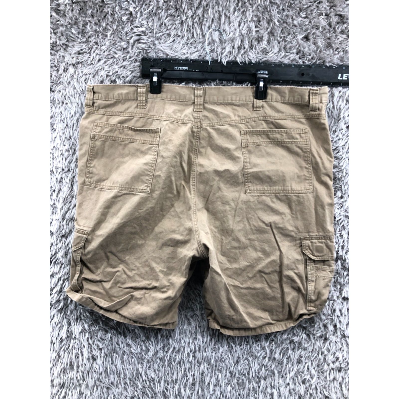 Wrangler Wrangler Cargo Shorts Mens Size 48 Mid Rise Medium Wash Beige Size US 32 / EU 48 - 5 Thumbnail