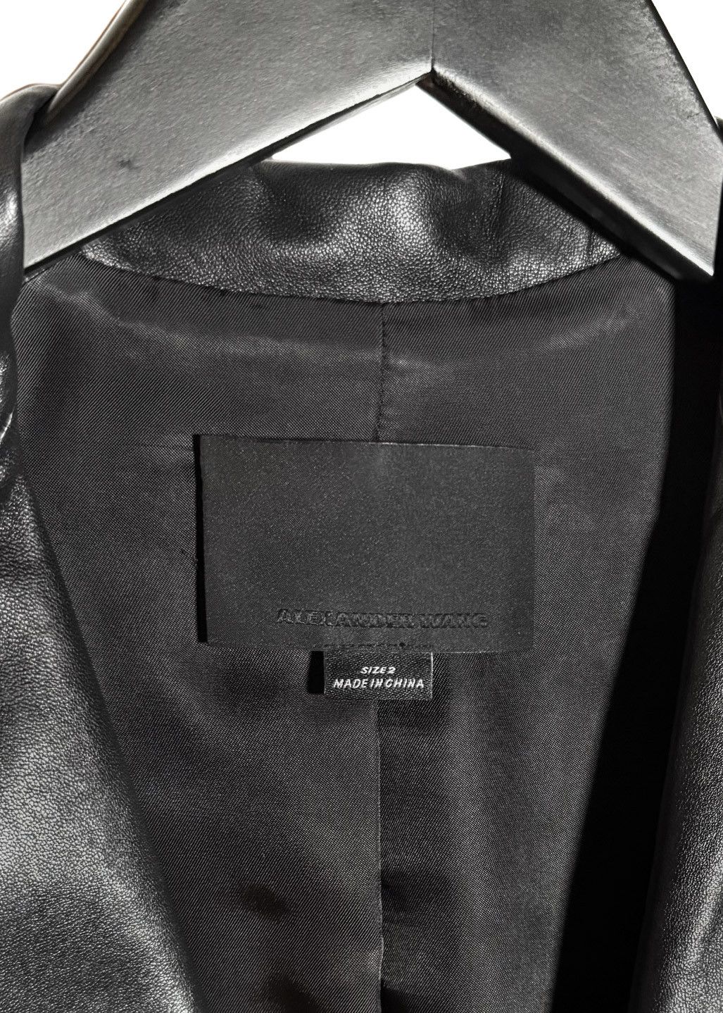 Alexander Wang Alexander Wang Black Leather Blazer Size XS / US 0-2 / IT 36-38 - 6 Thumbnail