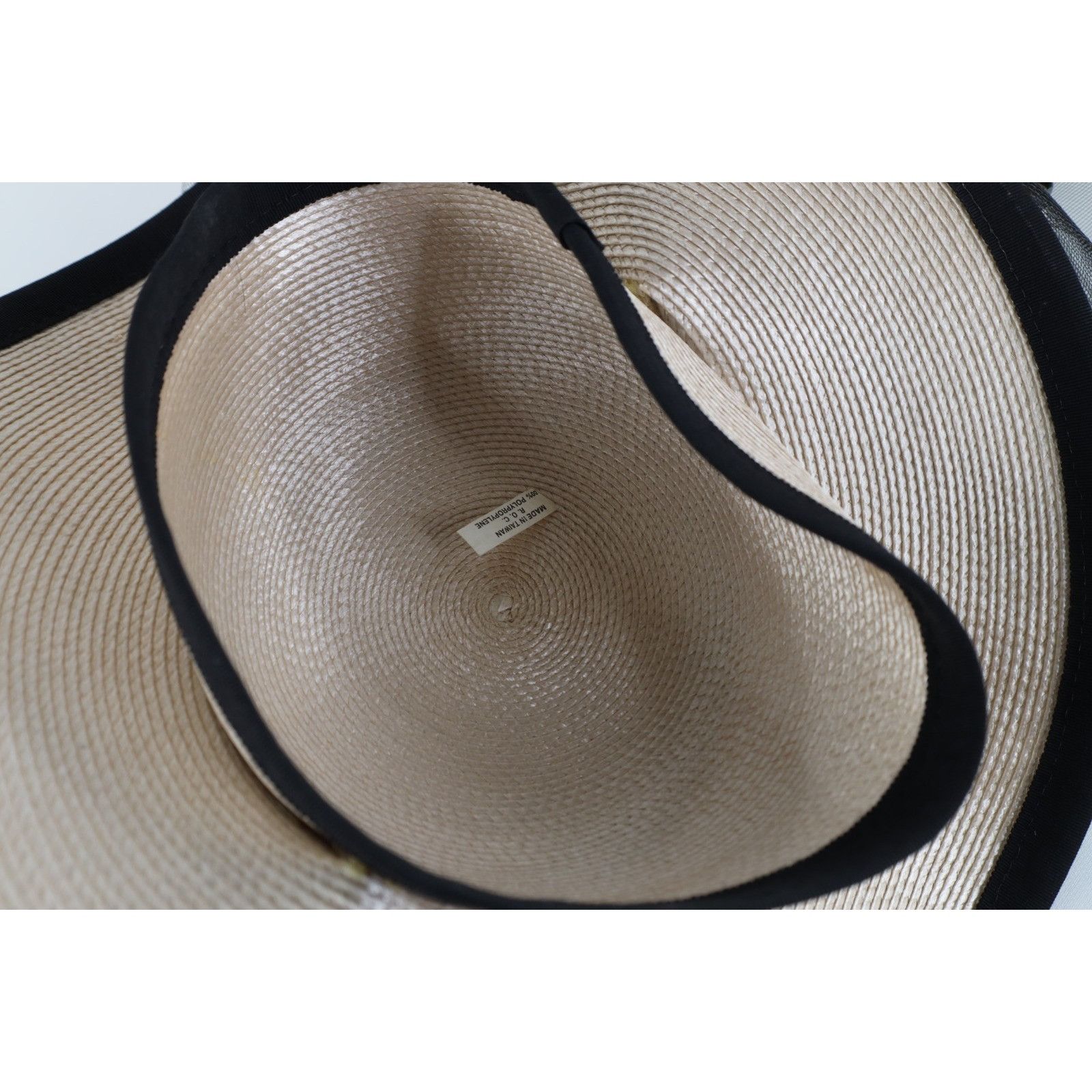 Vintage Vintage 80s 90s Wide Brim Brooch Kentucky Derby Church Hat Size ONE SIZE - 7 Thumbnail