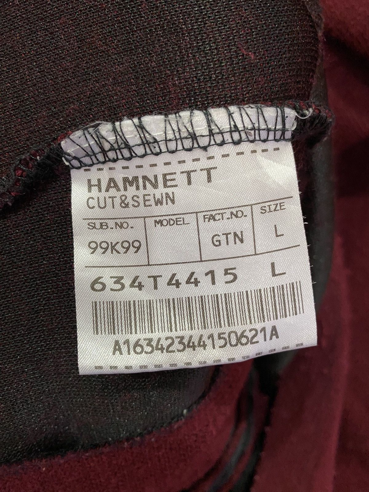 Katharine Hamnett London HAMNETT COZY MAROON HOODED WITH ZIPPER JACKET Size L / US 10 / IT 46 - 9 Thumbnail