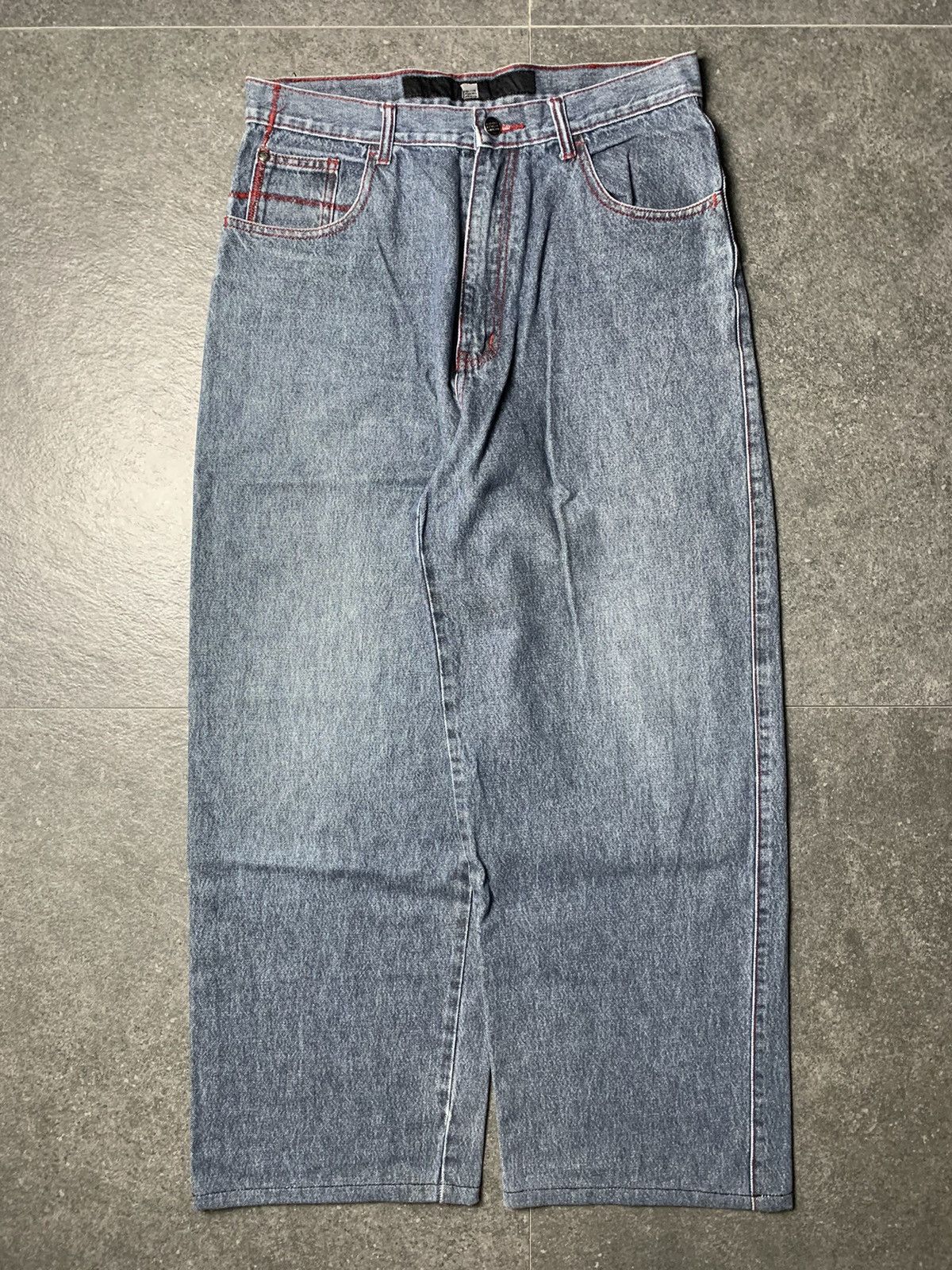 Marithe + Francois Girbaud 2000s Marithe Francois Girbaud Baggy Soft Jeans Size US 29 - 2 Thumbnail