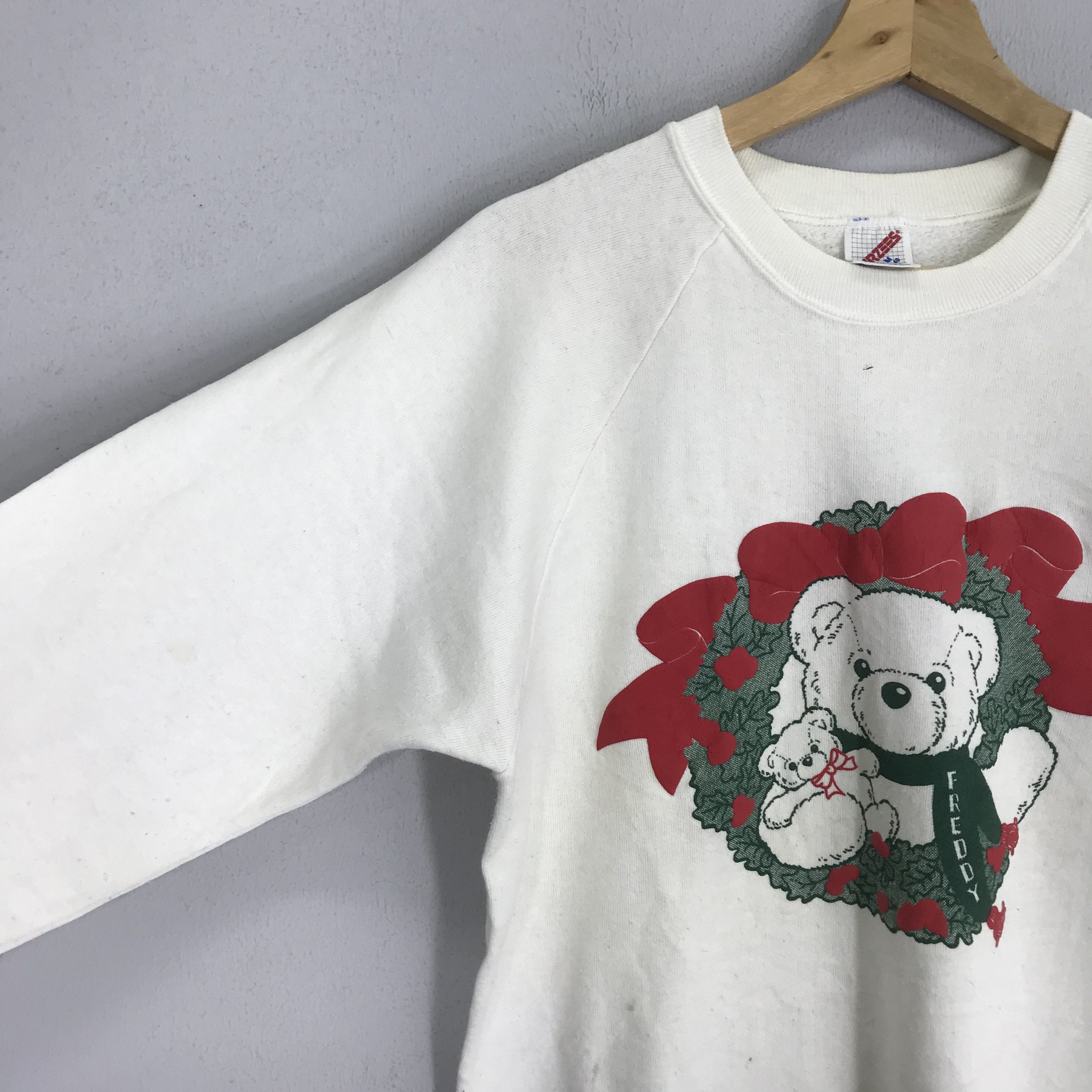 Arts & Science Vintage 90s Retro Graphic Bear Sweatshirt - 74 Size US M / EU 48-50 / 2 - 5 Thumbnail