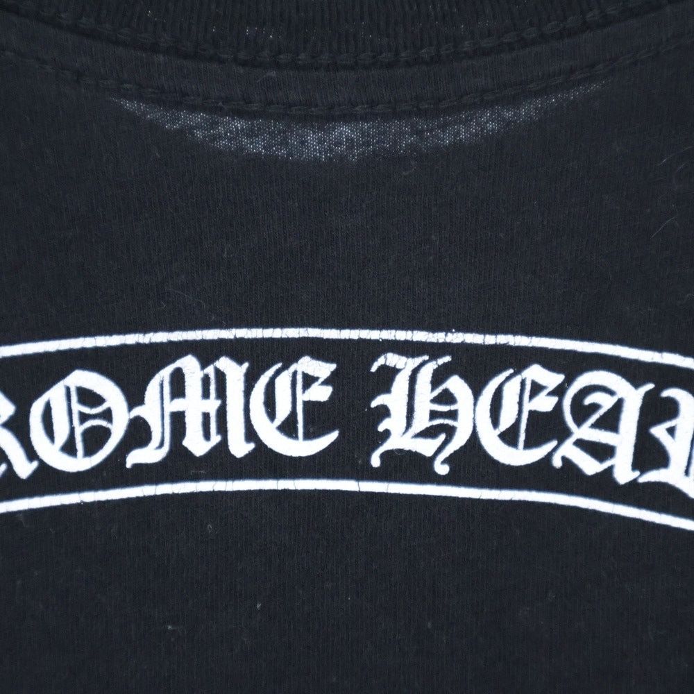 CHROME HEARTS Scroll Label Print T-Shirt Black