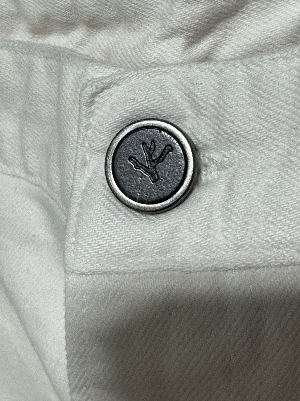 Isaia Napolii Isaia Napoli Barchetta White Denim Designer Jeans Size US 34 / EU 50 - 4 Thumbnail