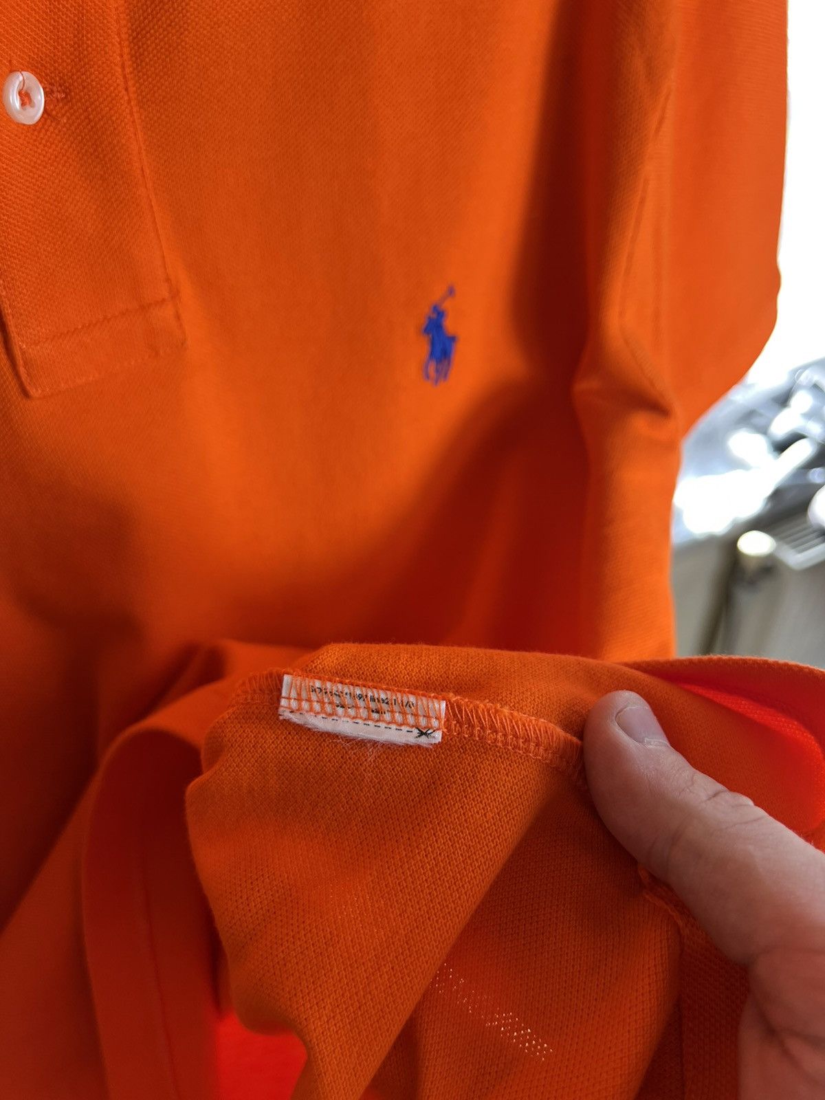 Polo Ralph Lauren 🔥 Ralph Lauren Classic Polo – Bright Orange Minimalist Y2K Size US M / EU 48-50 / 2 - 9 Thumbnail