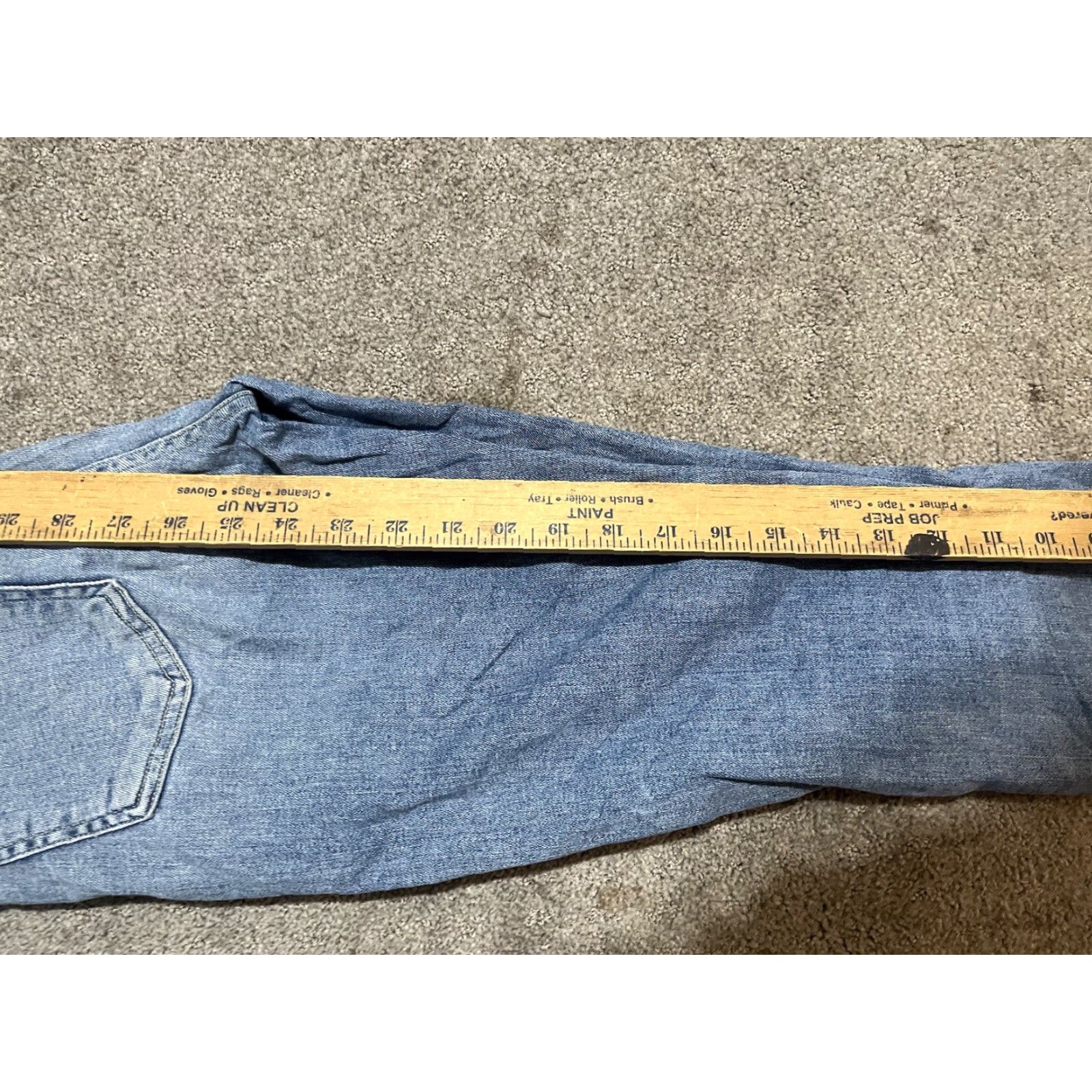 Citizens Of Humanity VINTAGE Citizens of Humanity Rocket Crop Skinny Jeans Womens 27 Blue High Rise Raw Hem Size 27" / US 4 / IT 40 - 7 Thumbnail