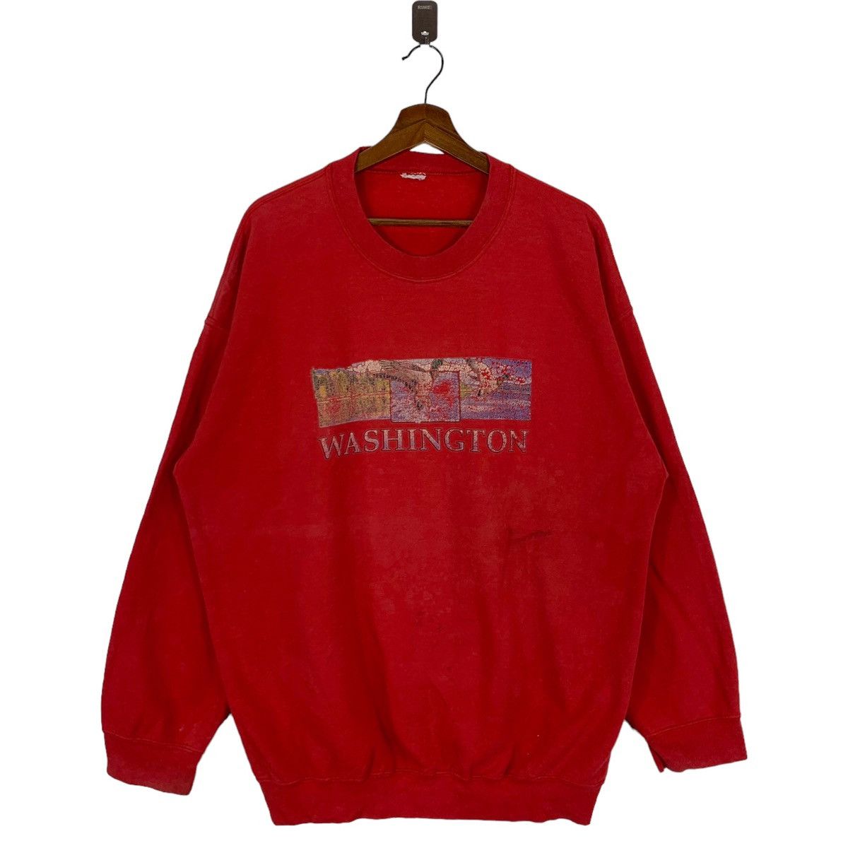 Vintage VINTAGE 90s WASHINGTON DUCK HUNTING PHOTO PRINT CREWNECK Size US L / EU 52-54 / 3 - 1 Thumbnail
