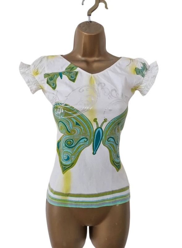 Vintage Charles Vogele vintage top 6/8 Size S / US 4 / IT 40 - 1 Thumbnail