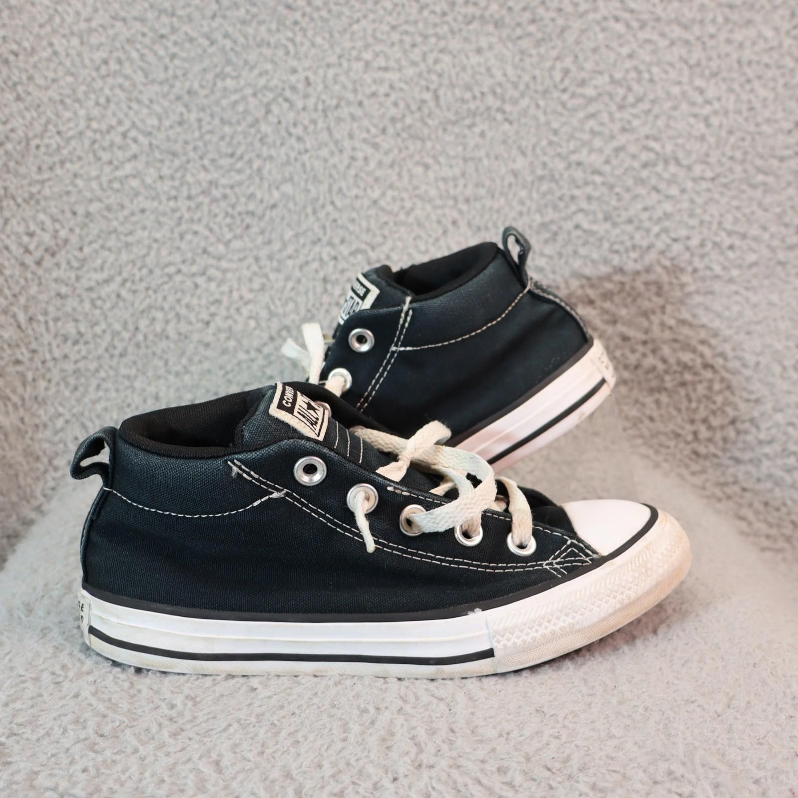 Converse 2Y Youth Converse CTAS Street Mid " Black White " A01720F Size US 5 / EU 37 - 1 Thumbnail