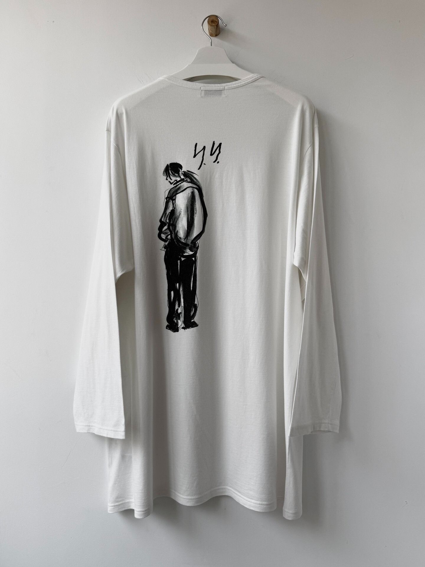 Yohji Yamamoto Yohji Yamamoto 25SS Hand-Drawn Portrait Sweatshirt Size US L / EU 52-54 / 3 - 1 Thumbnail