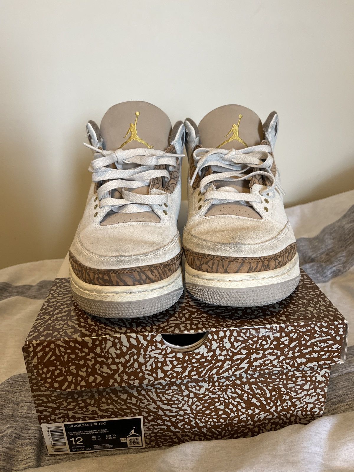 Jordan Brand Jordan 3 Retro Palomino OG Size US 12 / EU 45 - 1 Thumbnail