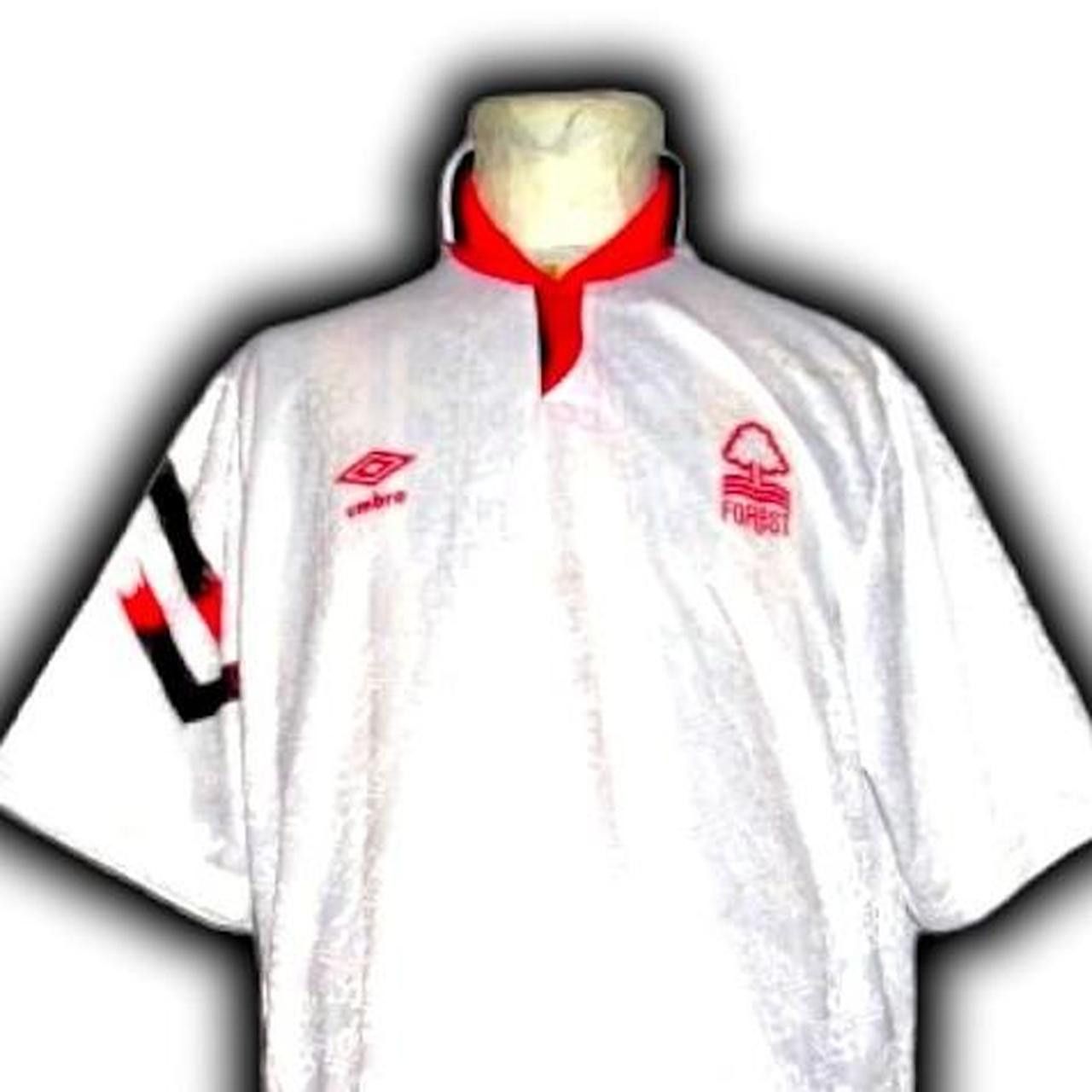 Umbro Nottingham Forest England 1991 1992 1993 Away Shirt jersey Size US XL / EU 56 / 4 - 2 Thumbnail