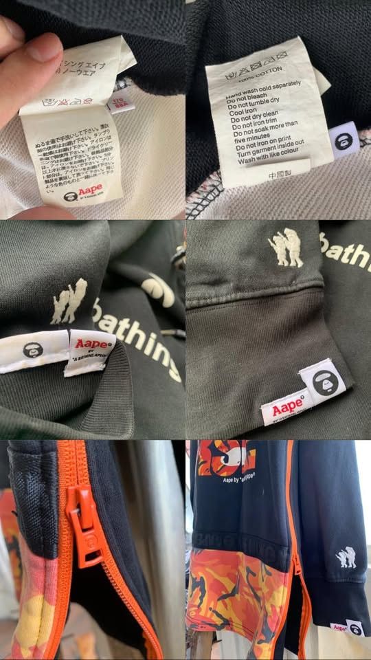 Aape Aape by A Bathing Ape Pullover Hoodie Size US L / EU 52-54 / 3 - 4 Thumbnail