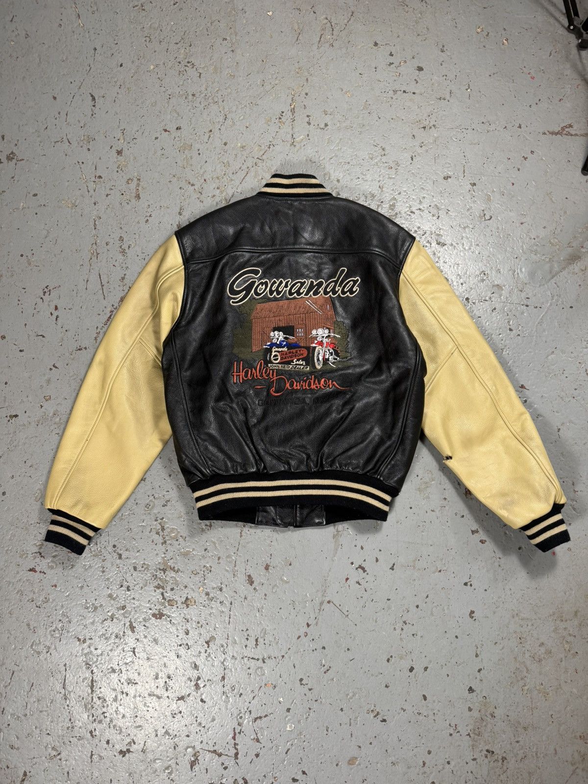 Harley Davidson Insane Vintage Harley Davidson Leather 2 Tone Classic Jacket Size US M / EU 48-50 / 2 - 6 Thumbnail