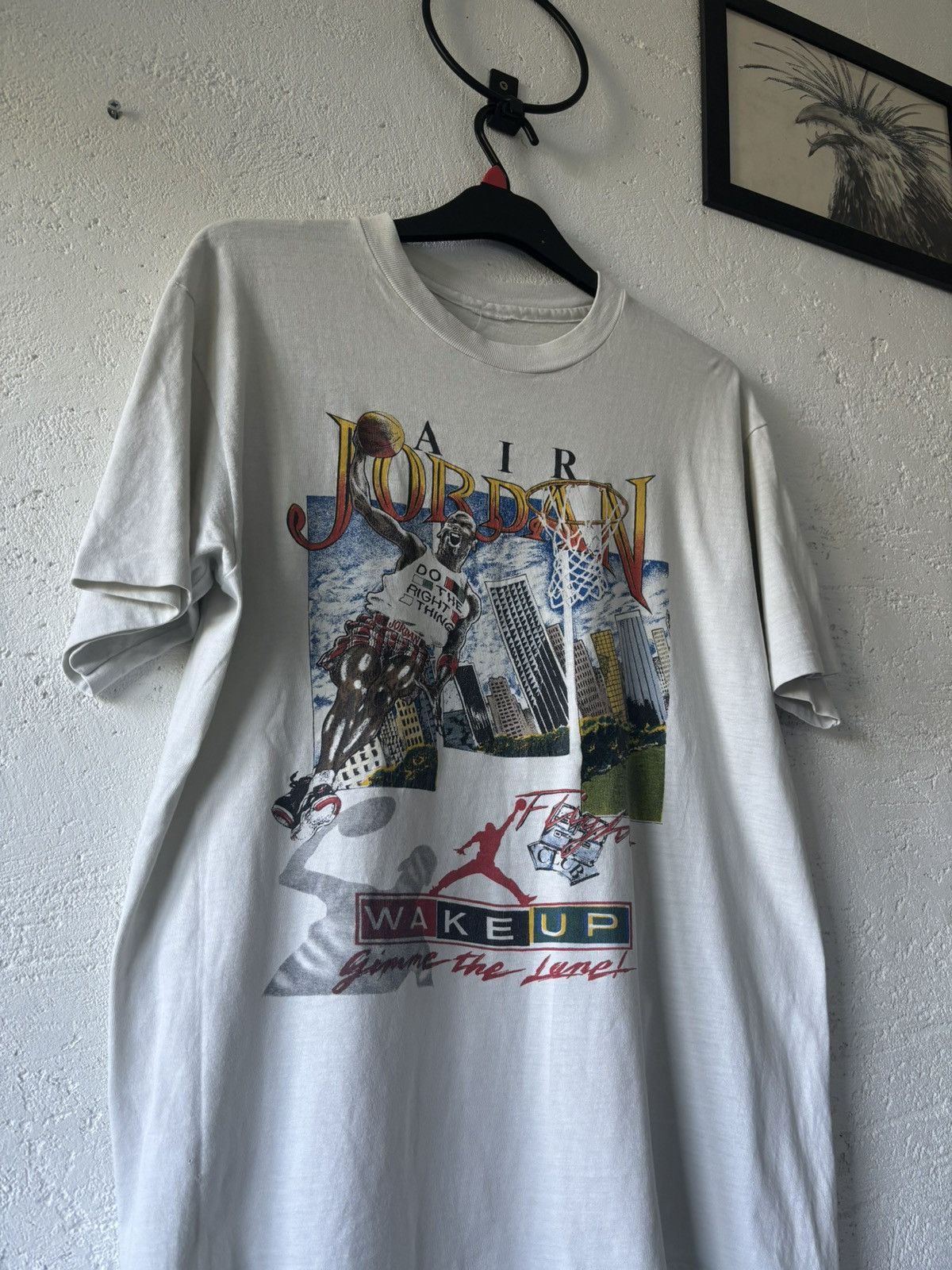Vintage Vintage Air Jordan Single stich tee Size US XL / EU 56 / 4 - 5 Thumbnail