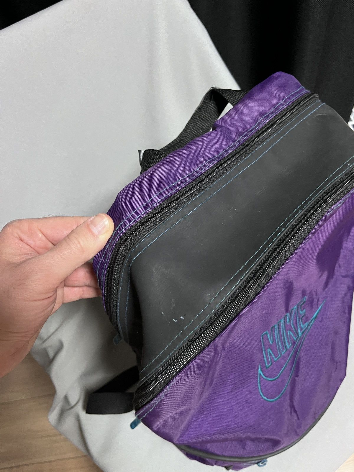 Nike Nike Vintage Violet Evangelion Style Vintage Backpack Size ONE SIZE - 9 Thumbnail