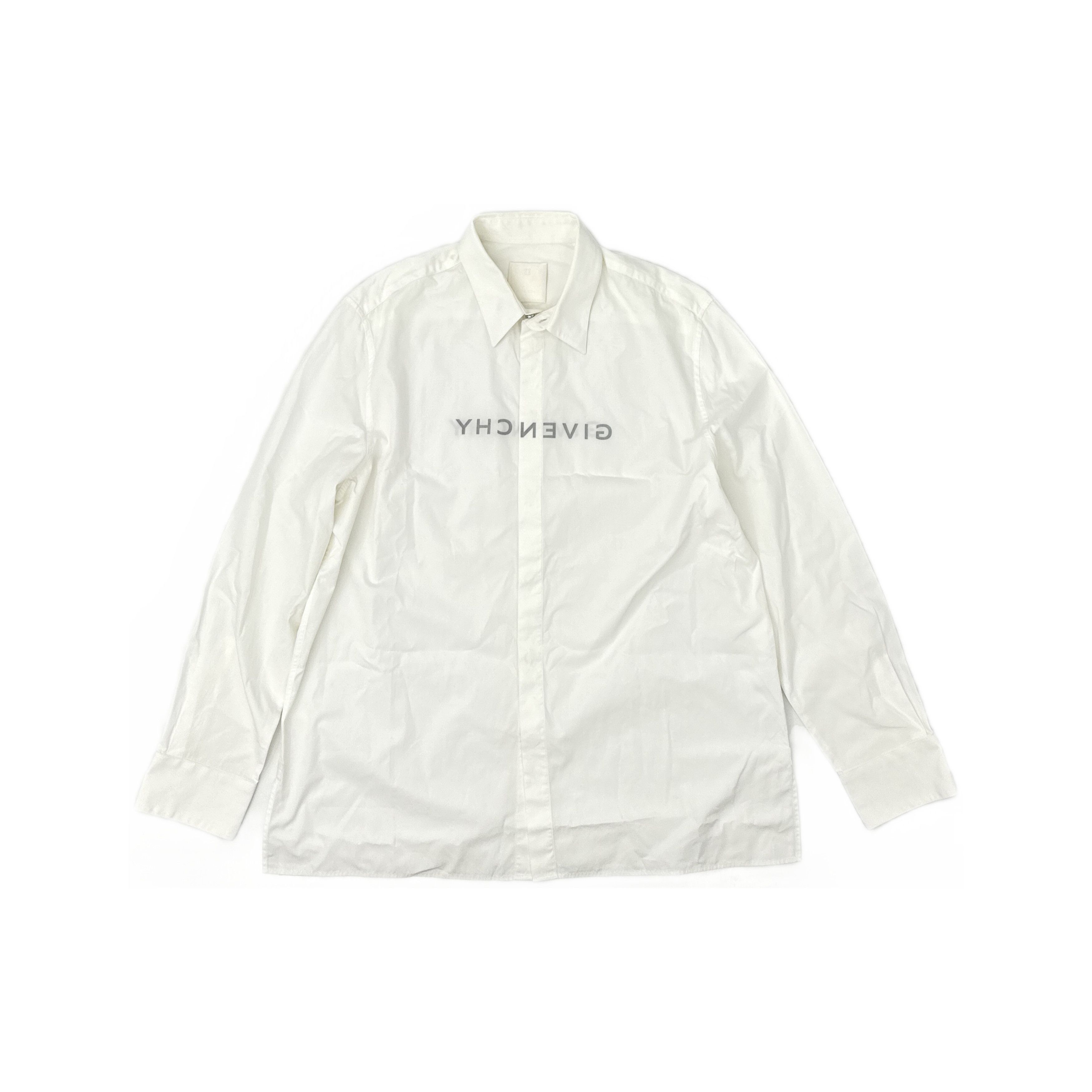 Givenchy Givenchy Logo Button Up Shirt Size L Size US XS / EU 42 / 0 - 1 Thumbnail