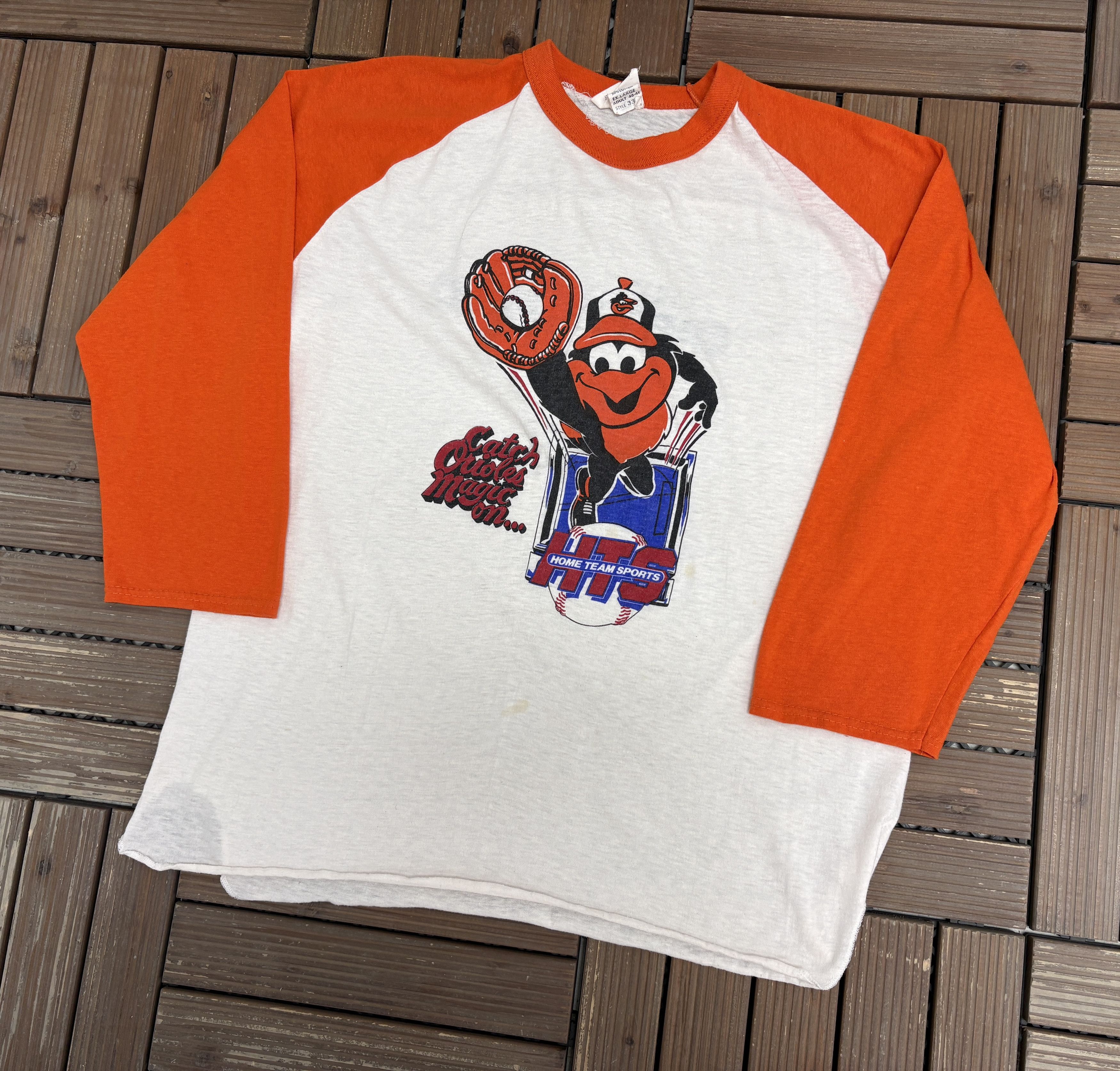 Vintage Baltimore Orioles Catch Orioles Magic Vintage White Shirt Size US XL / EU 56 / 4 - 3 Thumbnail