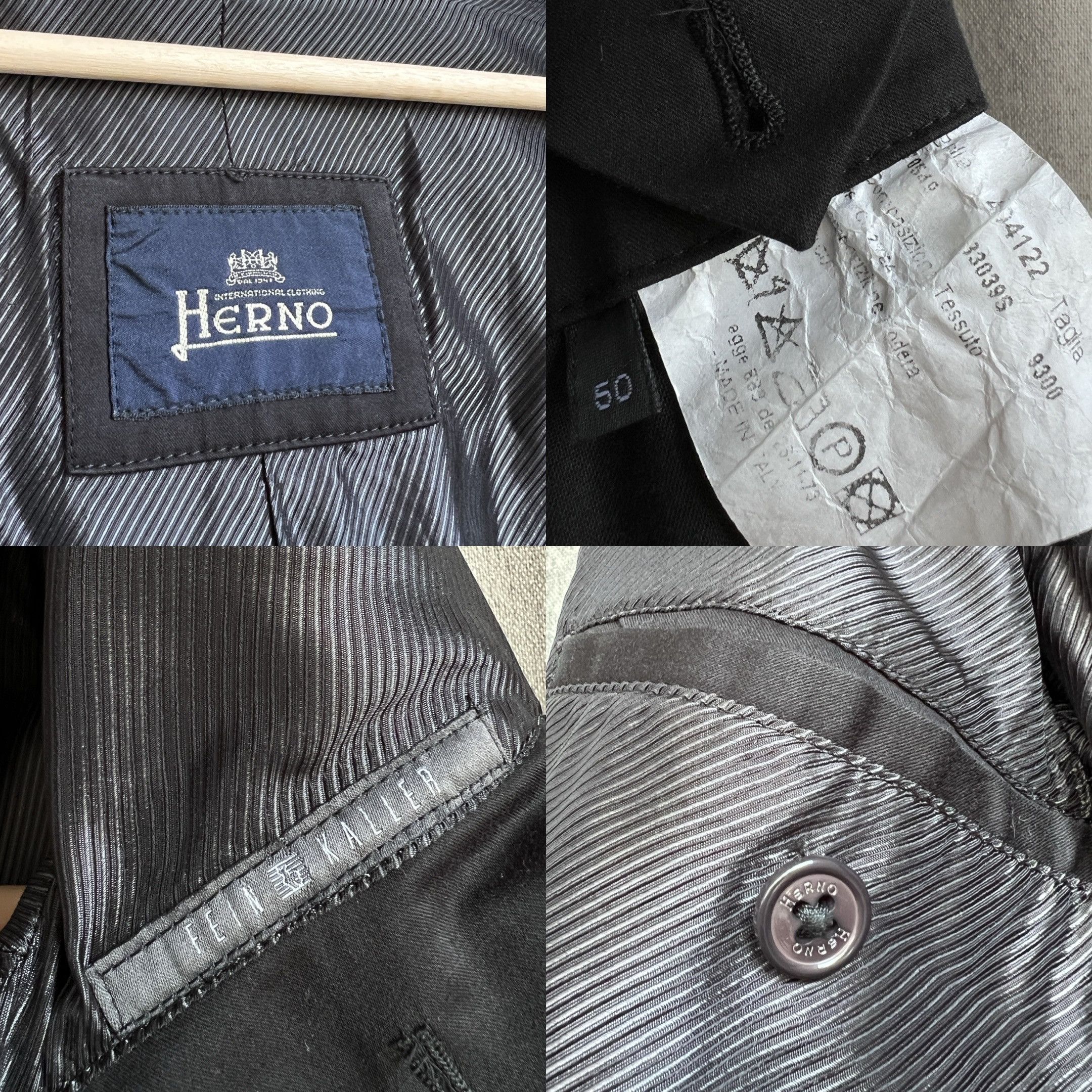 Herno Vintage Herno Black Belted Coat Jacket Size US M / EU 48-50 / 2 - 8 Thumbnail