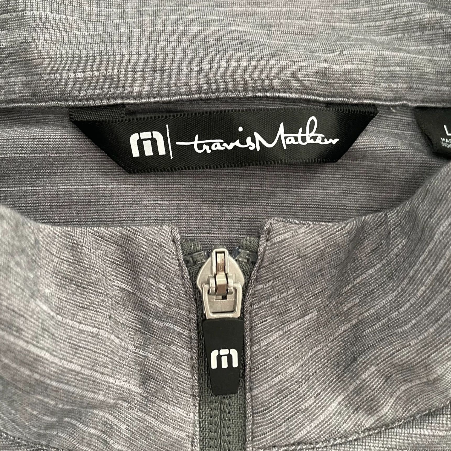 TravisMathew Travis Mathew Sweater Adult Large Gray 1/4 Zip Pullover Golf Performance Mens L Size US L / EU 52-54 / 3 - 5 Thumbnail