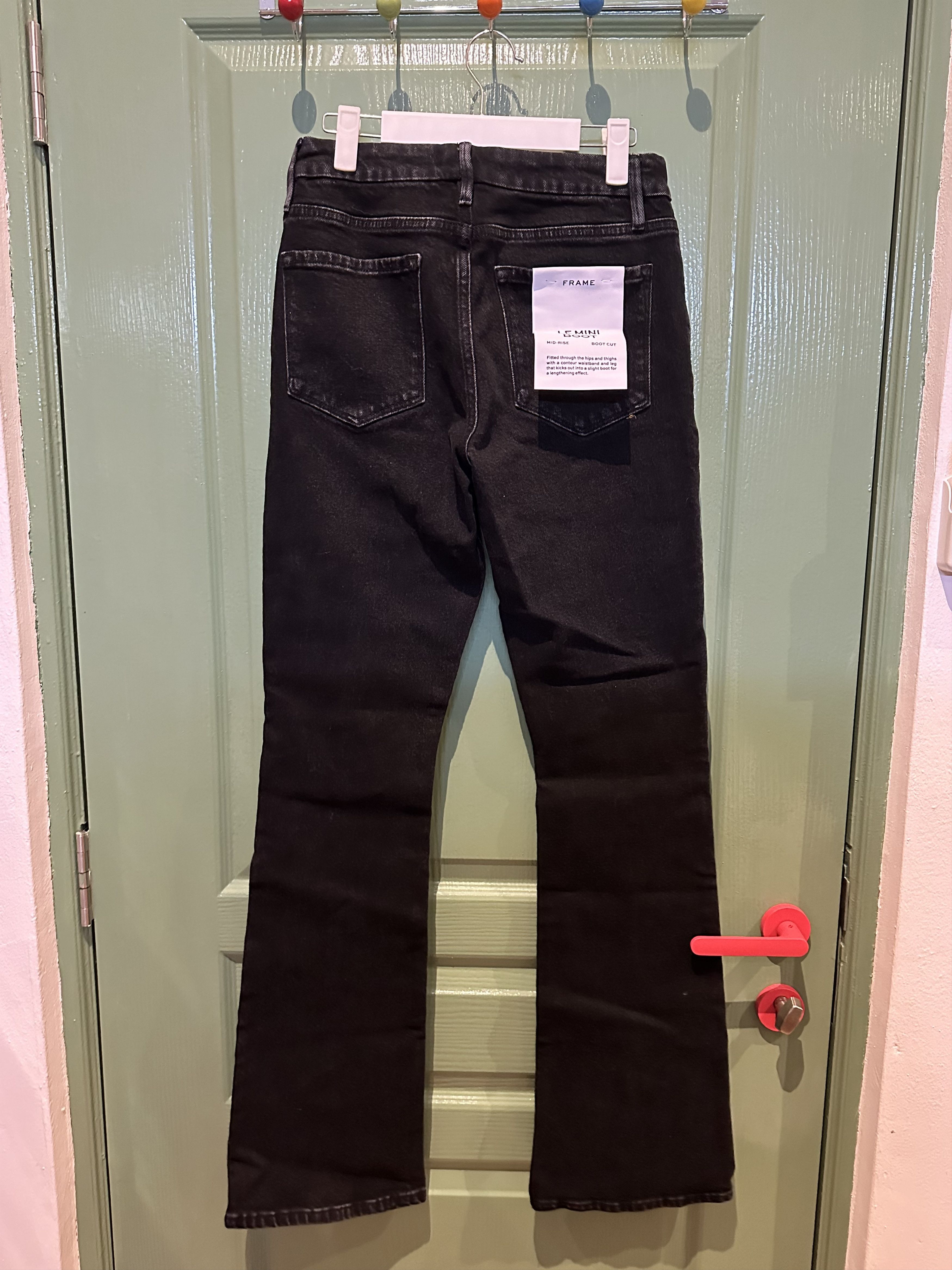 Frame Frame black Le Mini Boot mid-rise bootcut jeans Size 27" / US 4 / IT 40 - 6 Thumbnail