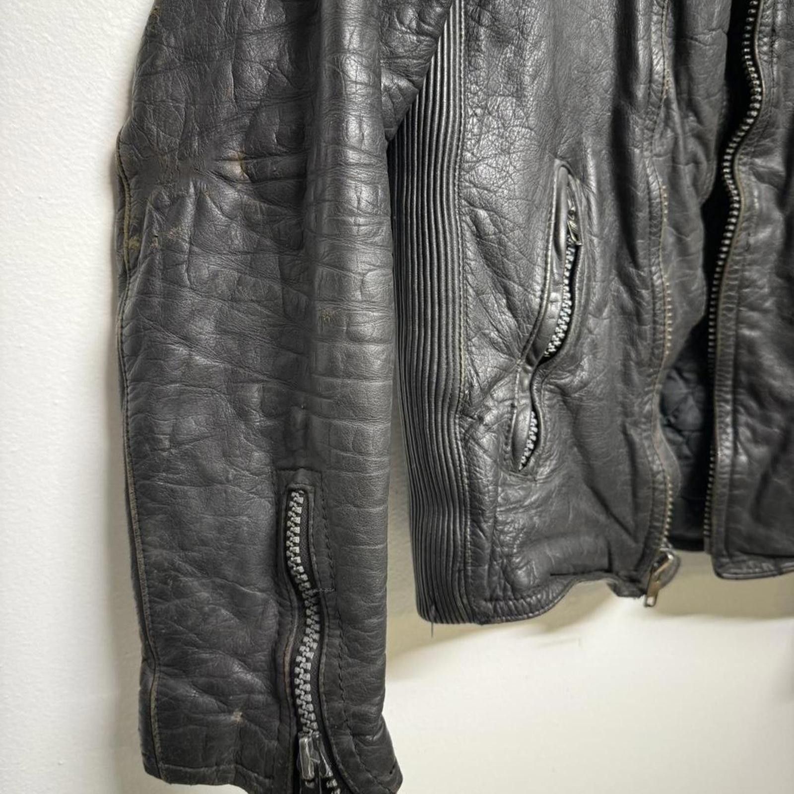 Harley Davidson 1980s Harley Davidson moto lined motorcycle jacket Size 42 Size US M / EU 48-50 / 2 - 6 Thumbnail