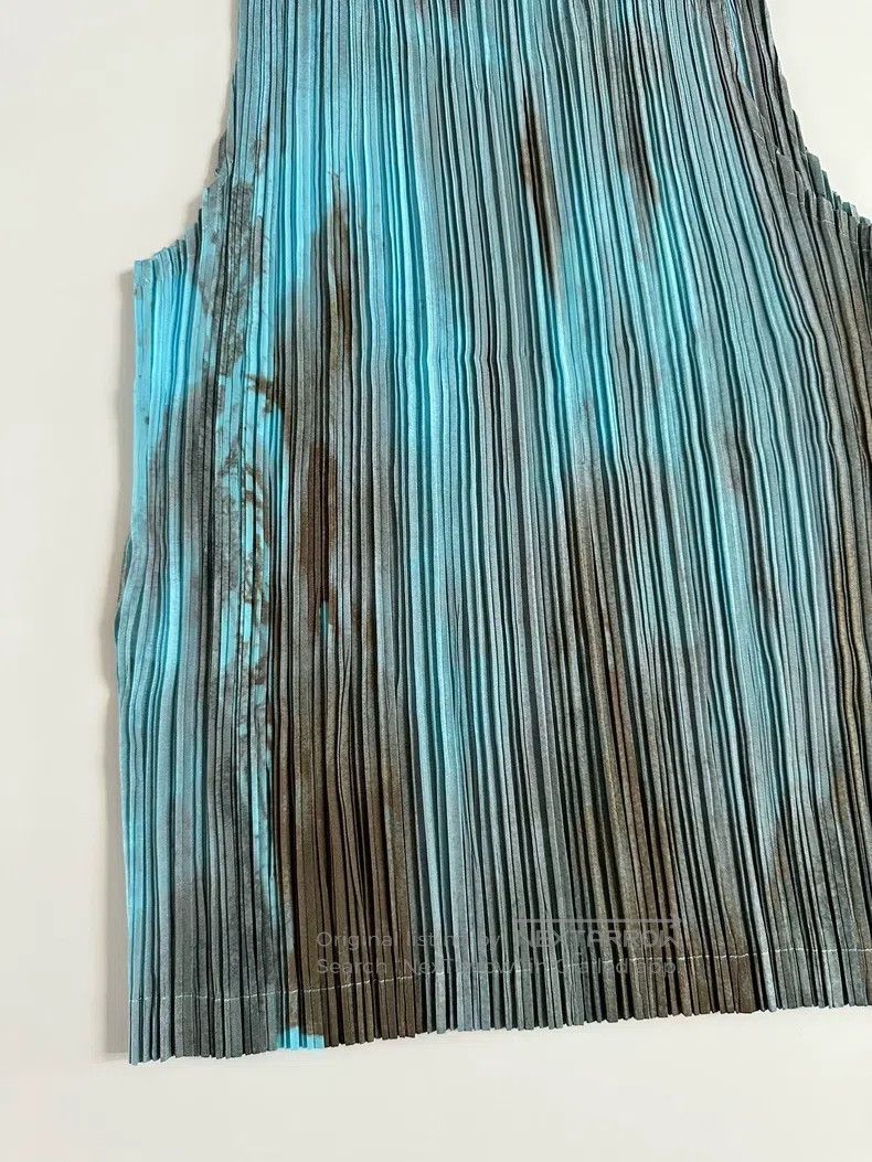 Issey Miyake Issey Miyake Blue Vest Size M / US 6-8 / IT 42-44 - 4 Thumbnail