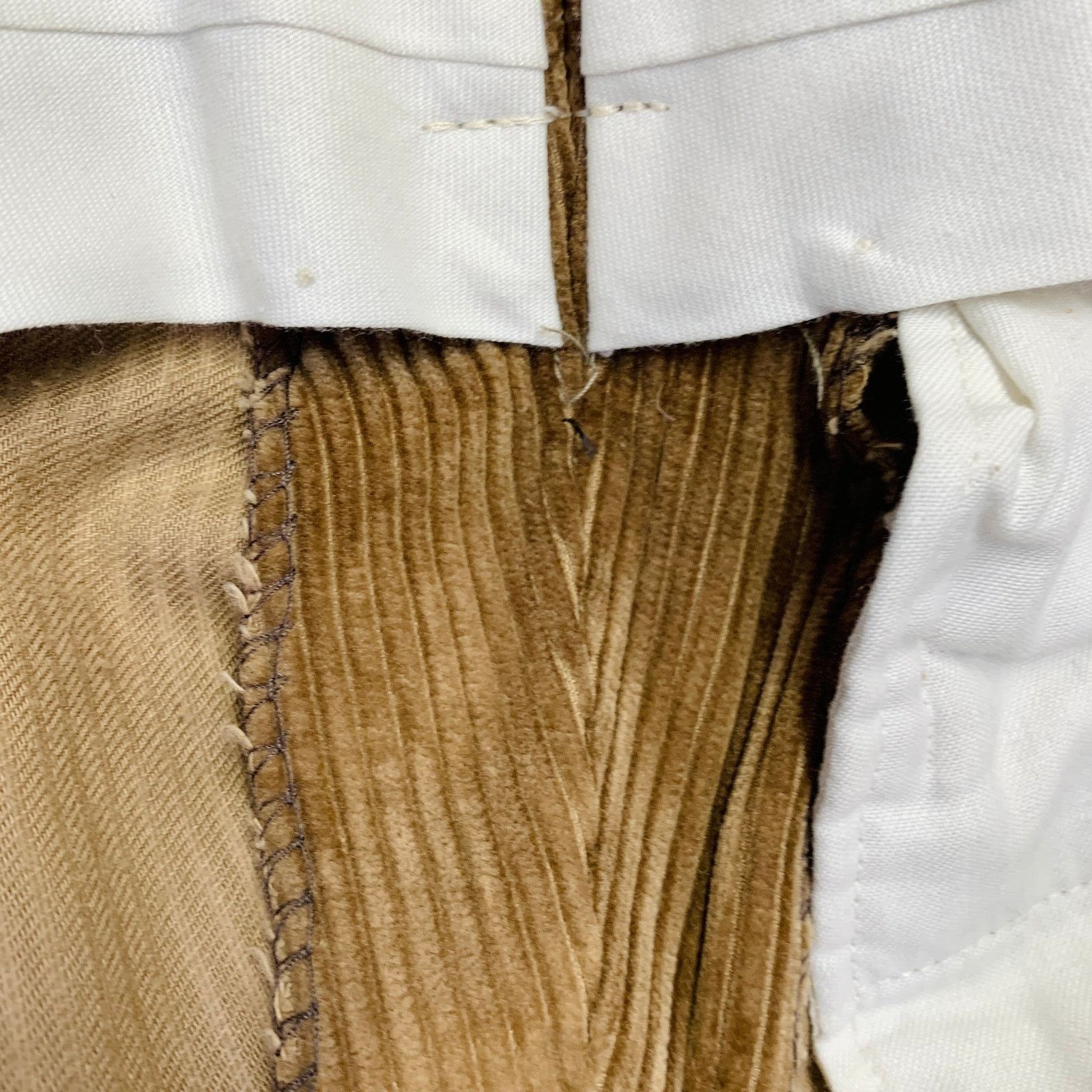 Wilkes Bashford Size 28 Brown Tan Corduroy Pleated Casual Pants Size US 28 / EU 44 - 7 Thumbnail