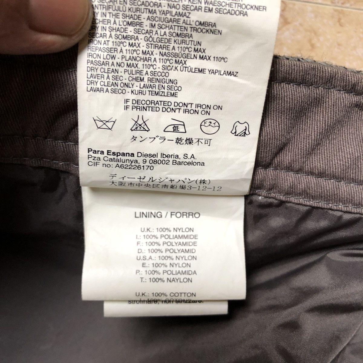 Diesel DIESEL button fly mini skirt Size 29" - 18 Thumbnail